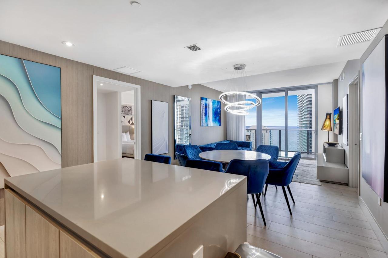 Hyde House - Luxury Waterfront 2Br 2Ba Apartment Suite With Direct Ocean View, Roof Top Pool, Resort Amenities هوليوود المظهر الخارجي الصورة