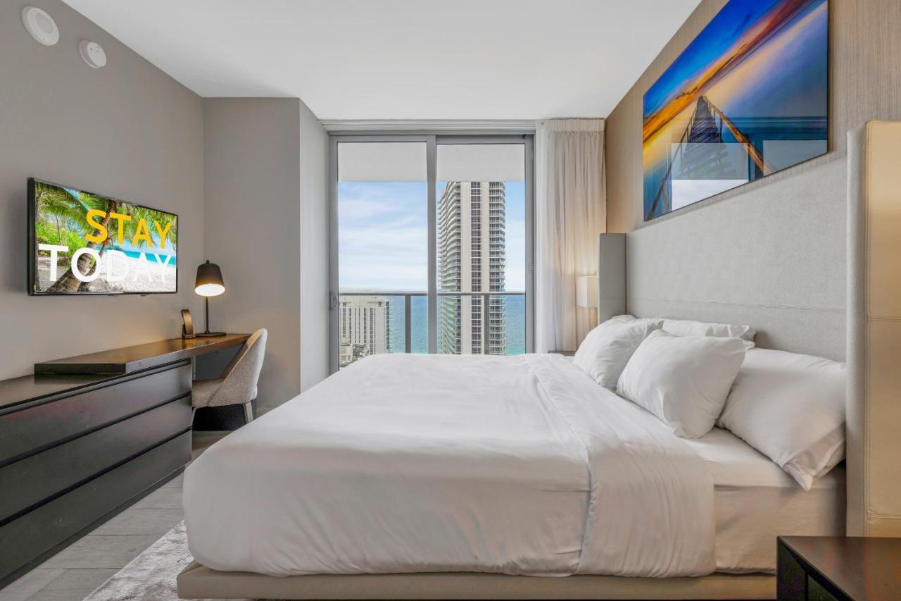 Hyde House - Luxury Waterfront 2Br 2Ba Apartment Suite With Direct Ocean View, Roof Top Pool, Resort Amenities هوليوود المظهر الخارجي الصورة