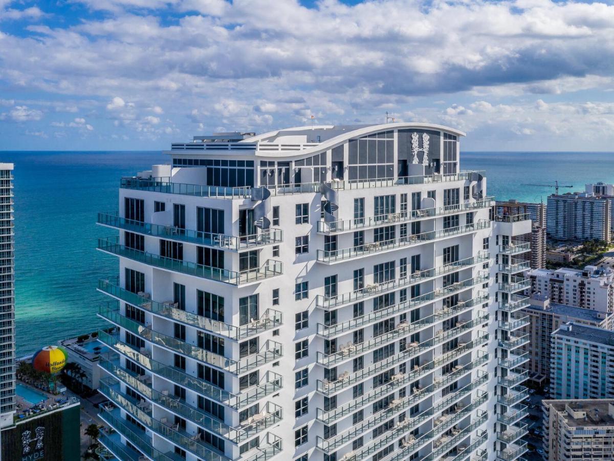 Hyde House - Luxury Waterfront 2Br 2Ba Apartment Suite With Direct Ocean View, Roof Top Pool, Resort Amenities هوليوود المظهر الخارجي الصورة